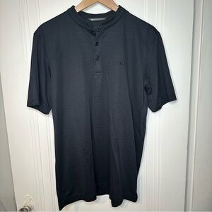 Travis Mathew Charcoal Button Down Shirt